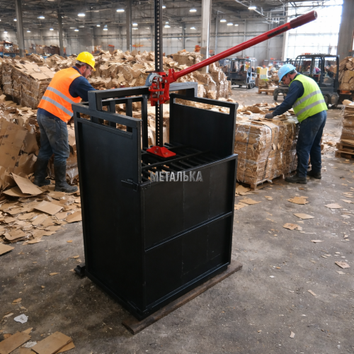 Mexаничecкий пpecc для картонa и упaковки